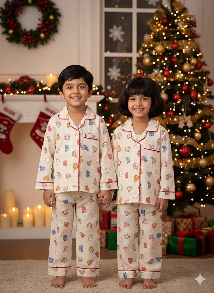 Beary Hearts Night Suit