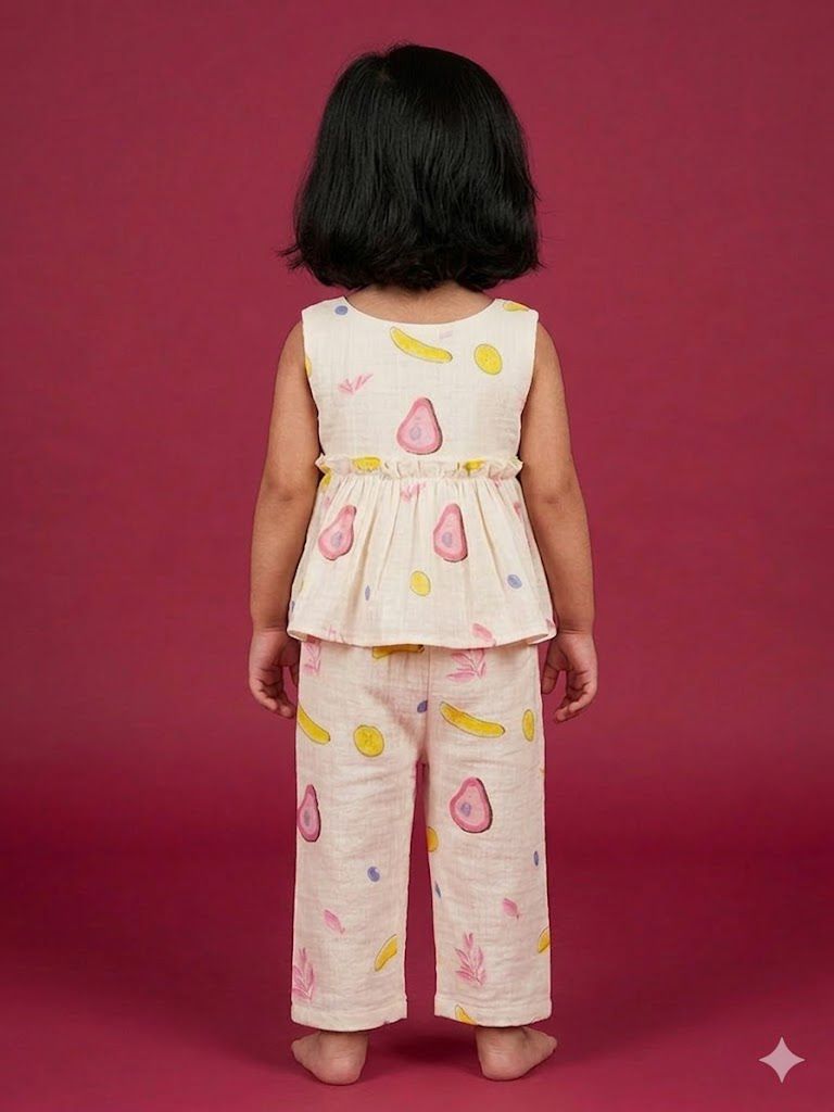 Little Avocado Love Muslin Coord Set
