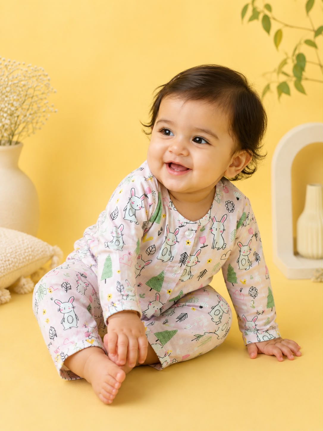 Bunny Wonderland Pink PlaySuit