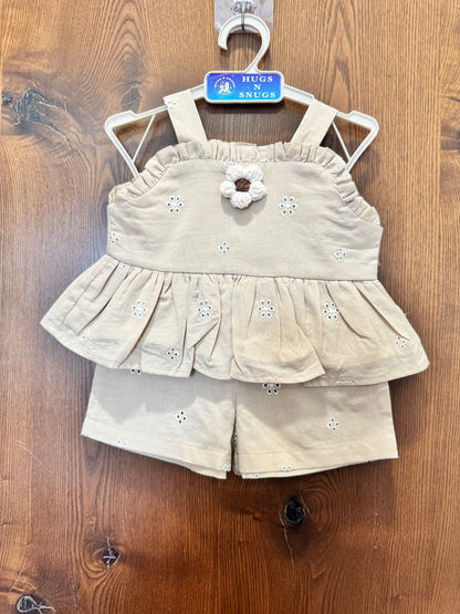 Magical Beige Short Coord Set