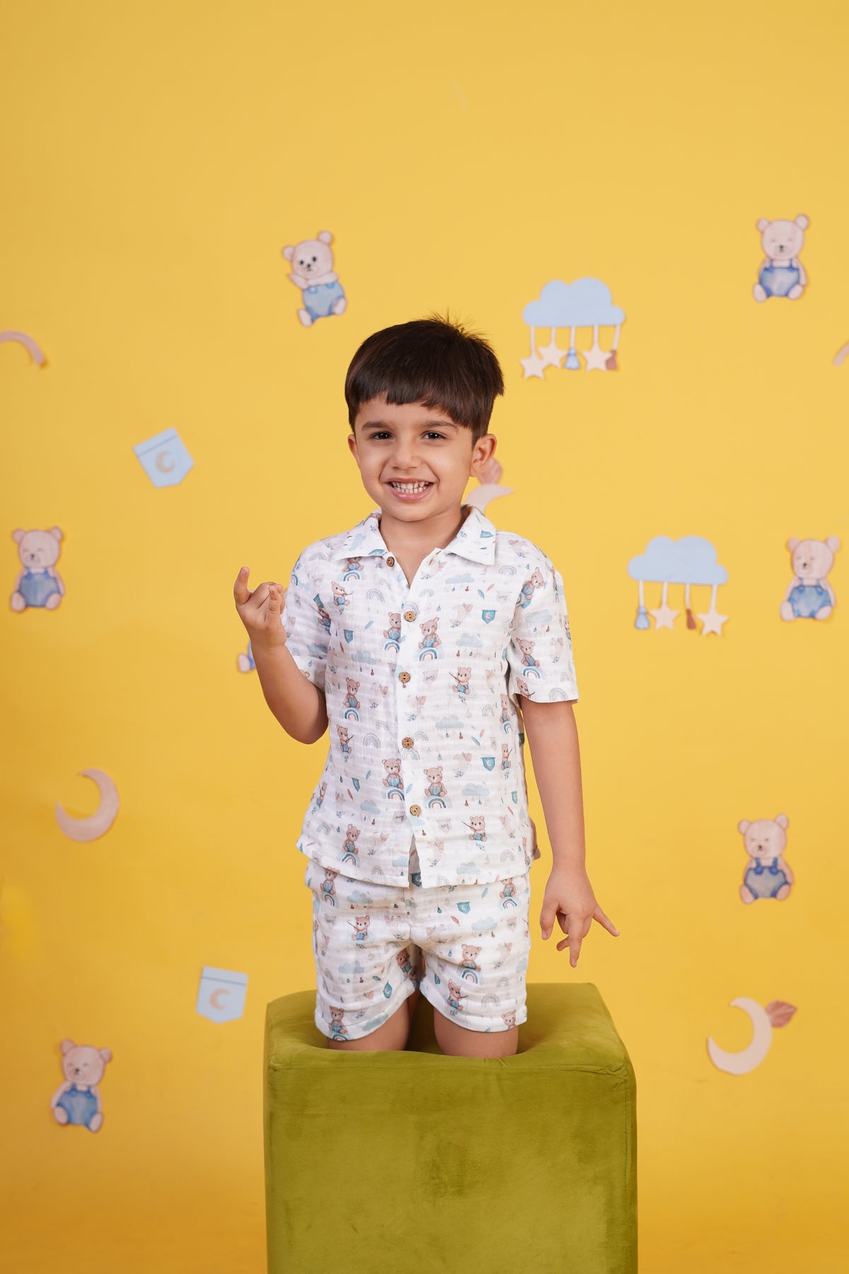 Teddy  Over the Rainbow Boys Coord set
