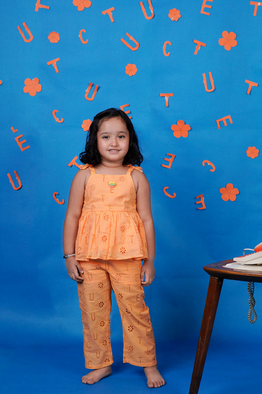 Cutie Pie Orange Coord Set