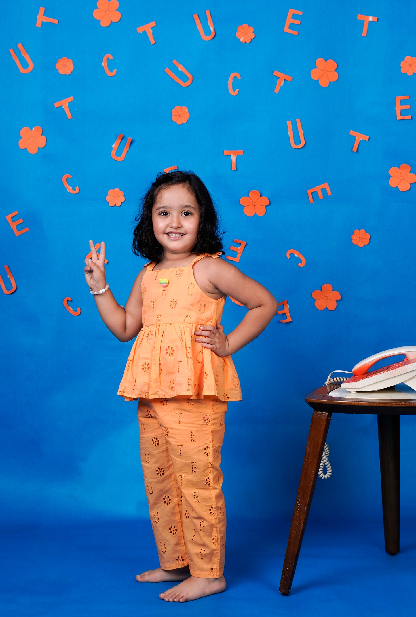 Cutie Pie Orange Coord Set