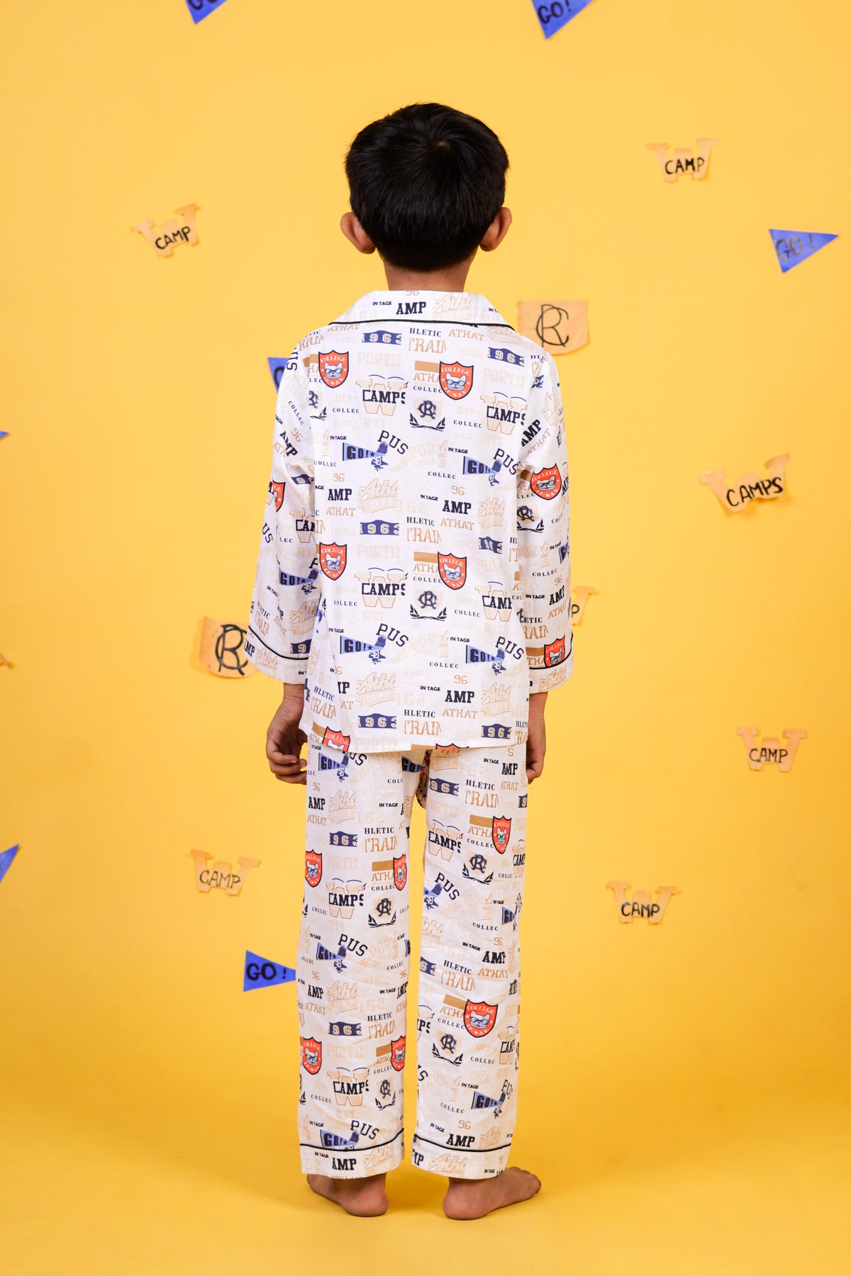 Camp Adventures white Night Suit