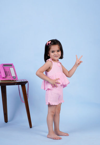 Light Pink Short Coord Set
