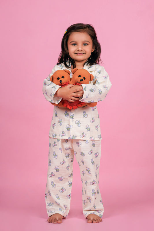 Teddy Dreams Night Suit