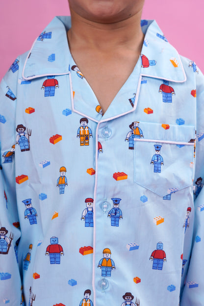 Lego Print Night Suit