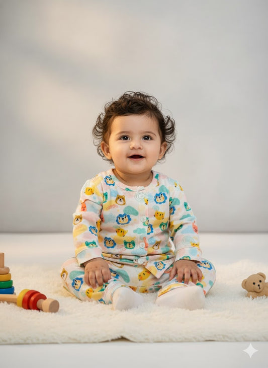 Colourful joy infant play suit