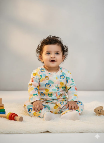 Colourful joy infant play suit