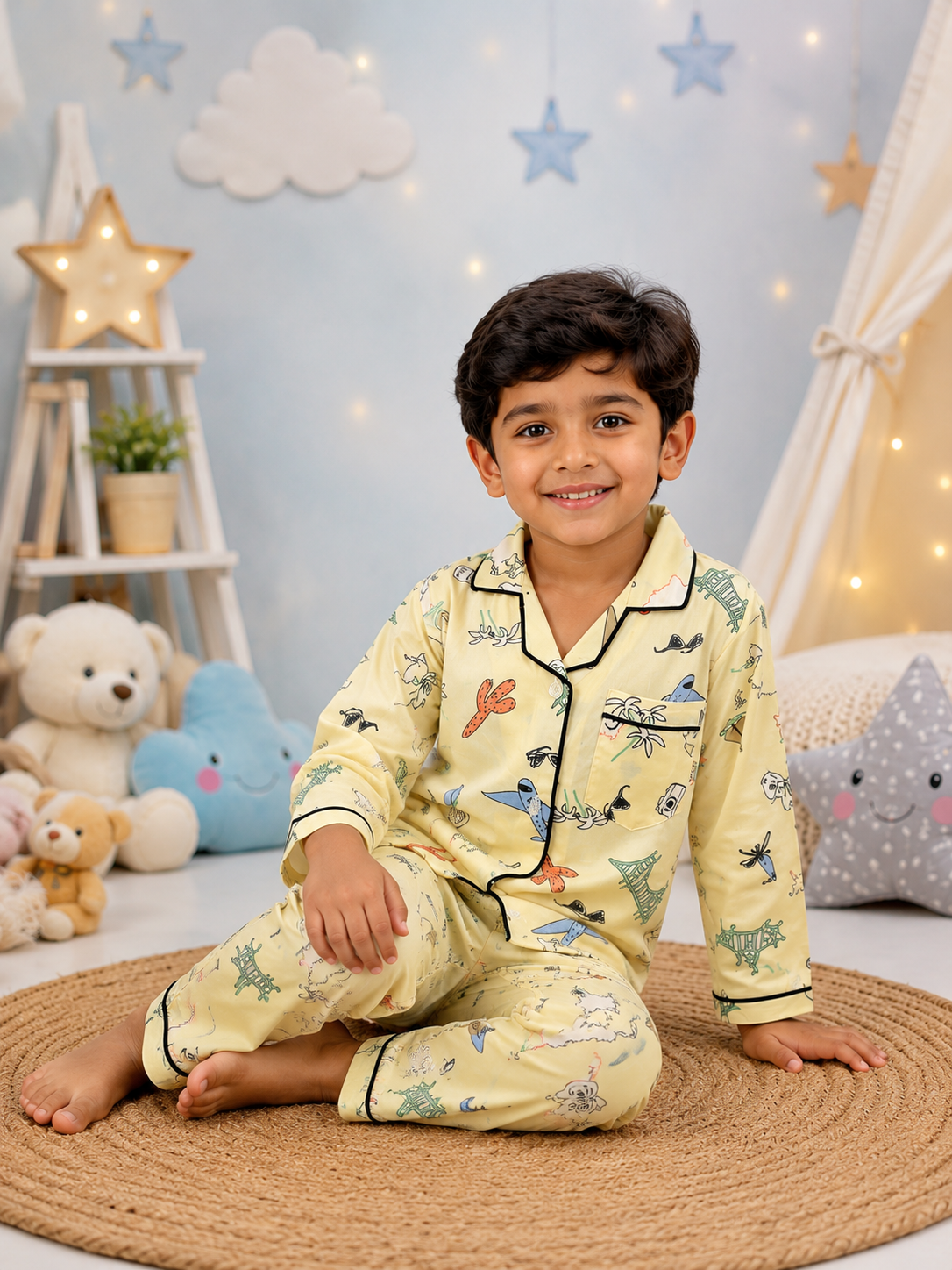 Around The World Night Suit