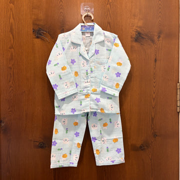 Bumble Bee Dreams Muslin Night Suit
