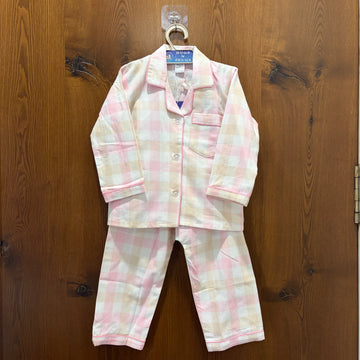 Dreamy Pink Checks Nightsuit