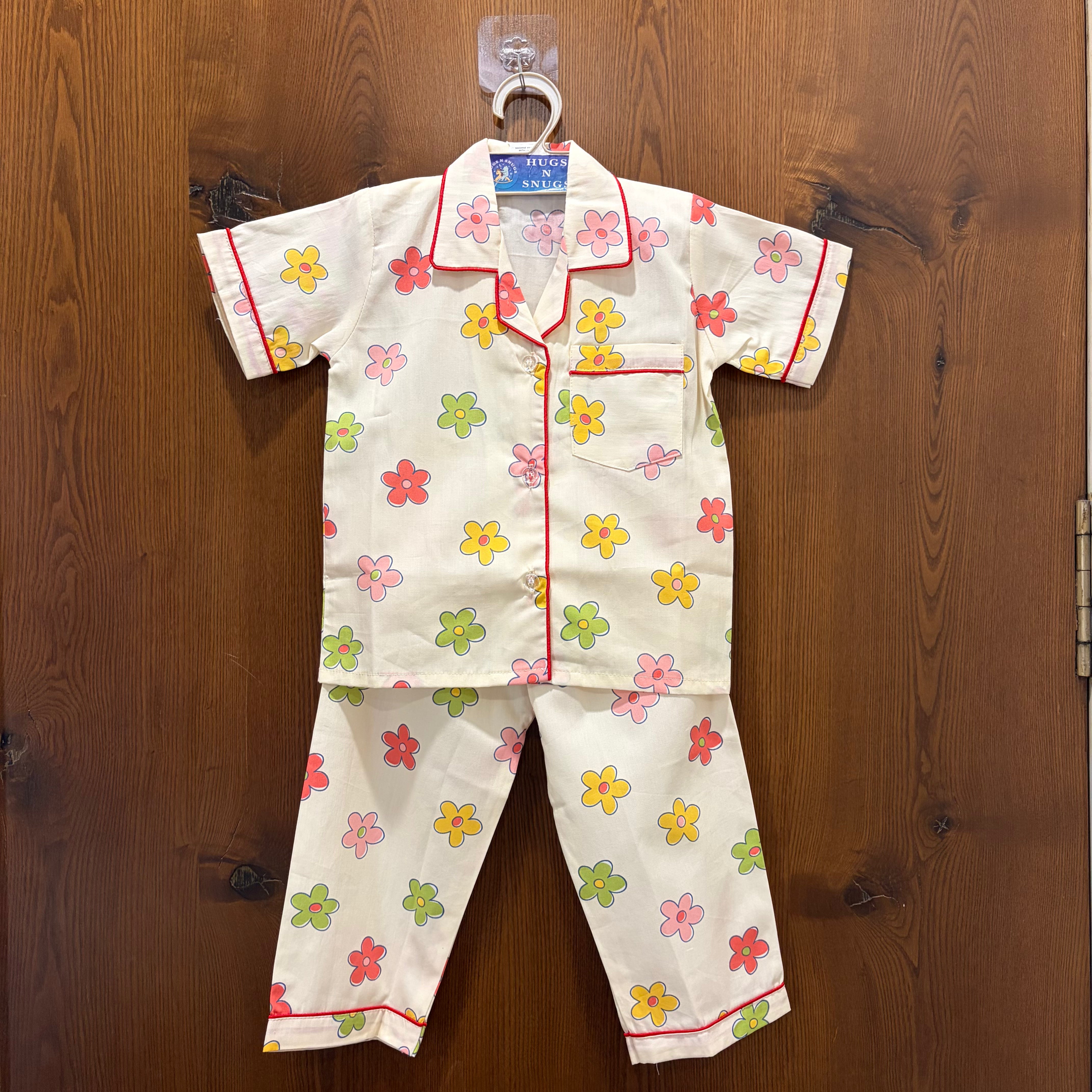 Flower Pop Dreams Night Suit
