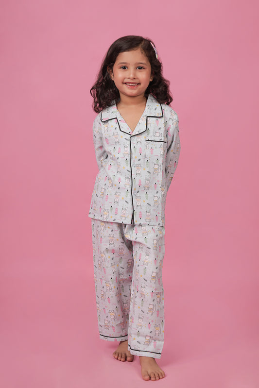 Snuggle Tribe Green Night Suit