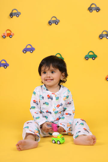 Car Adventure Infant play suit