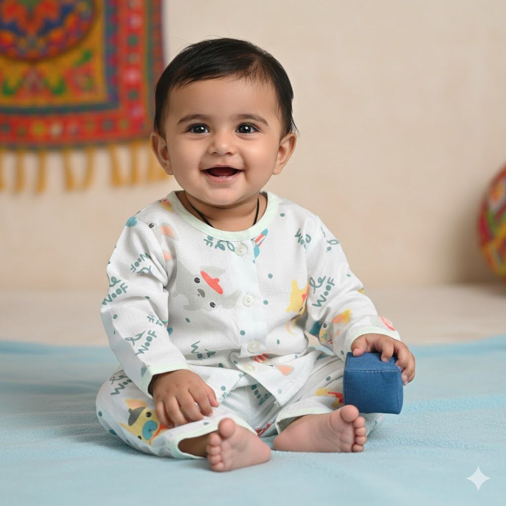 Puppy Love Blue Playsuit