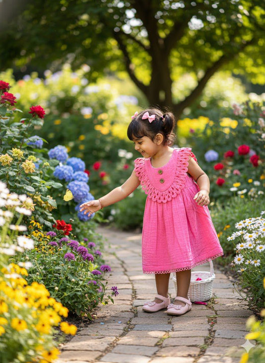 Pink Daisy Day Dress