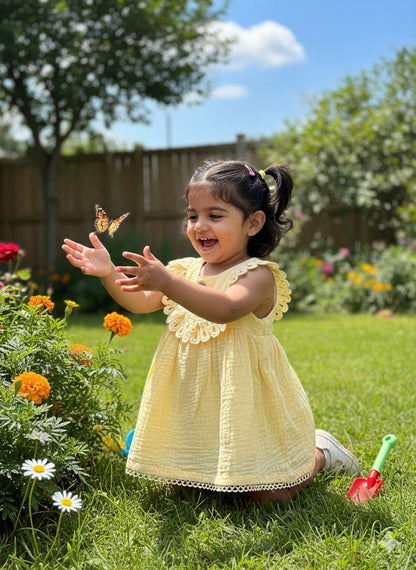 Sunny Smiles Yellow Dress