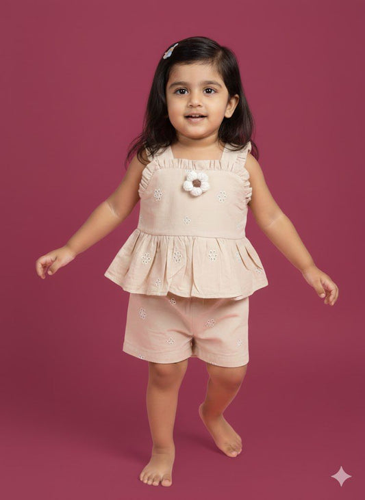 Magical Beige Short Coord Set