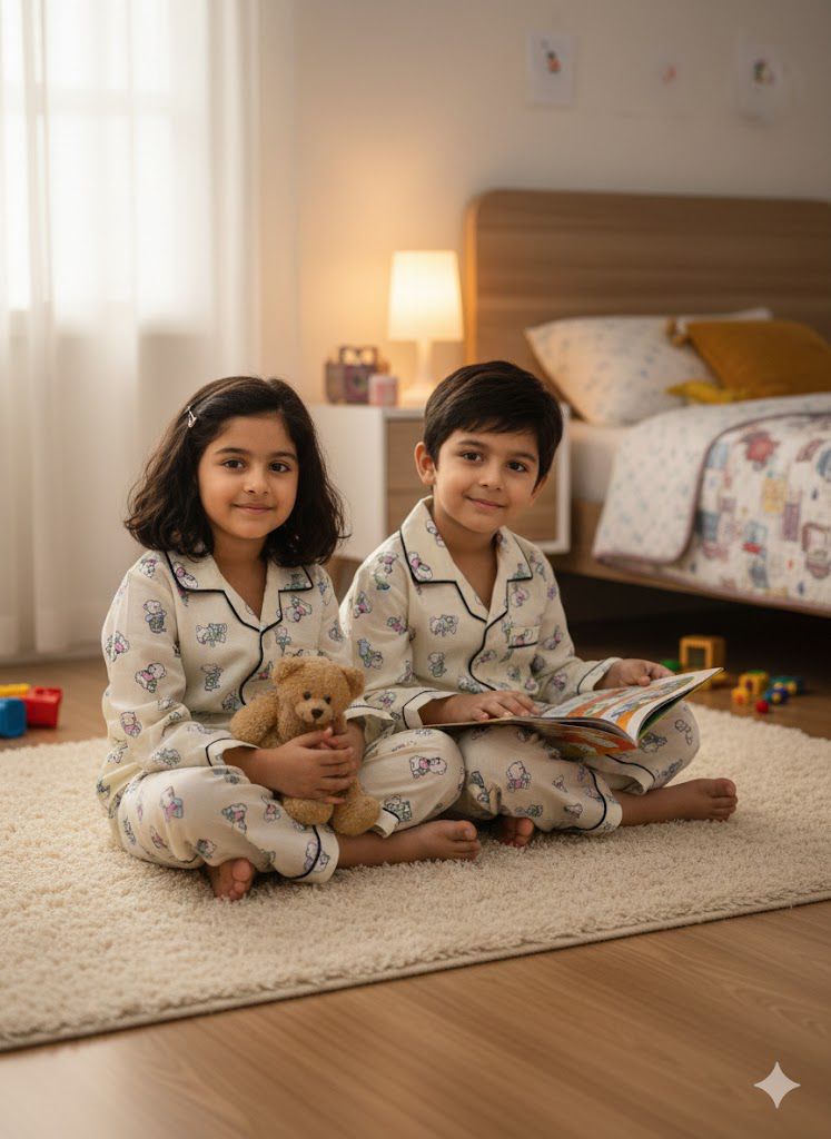 Teddy Dreams Night Suit