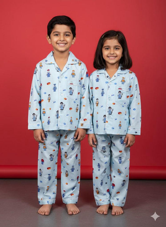 Lego Print Night Suit