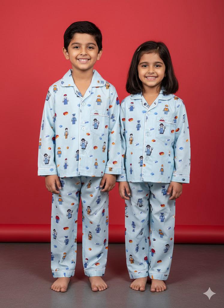 Lego Print Night Suit