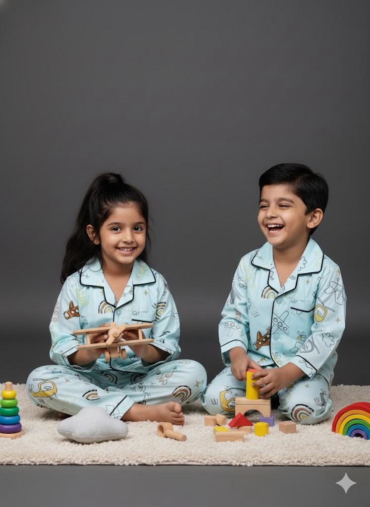 AEROPLANE DREAMS NIGHT SUIT