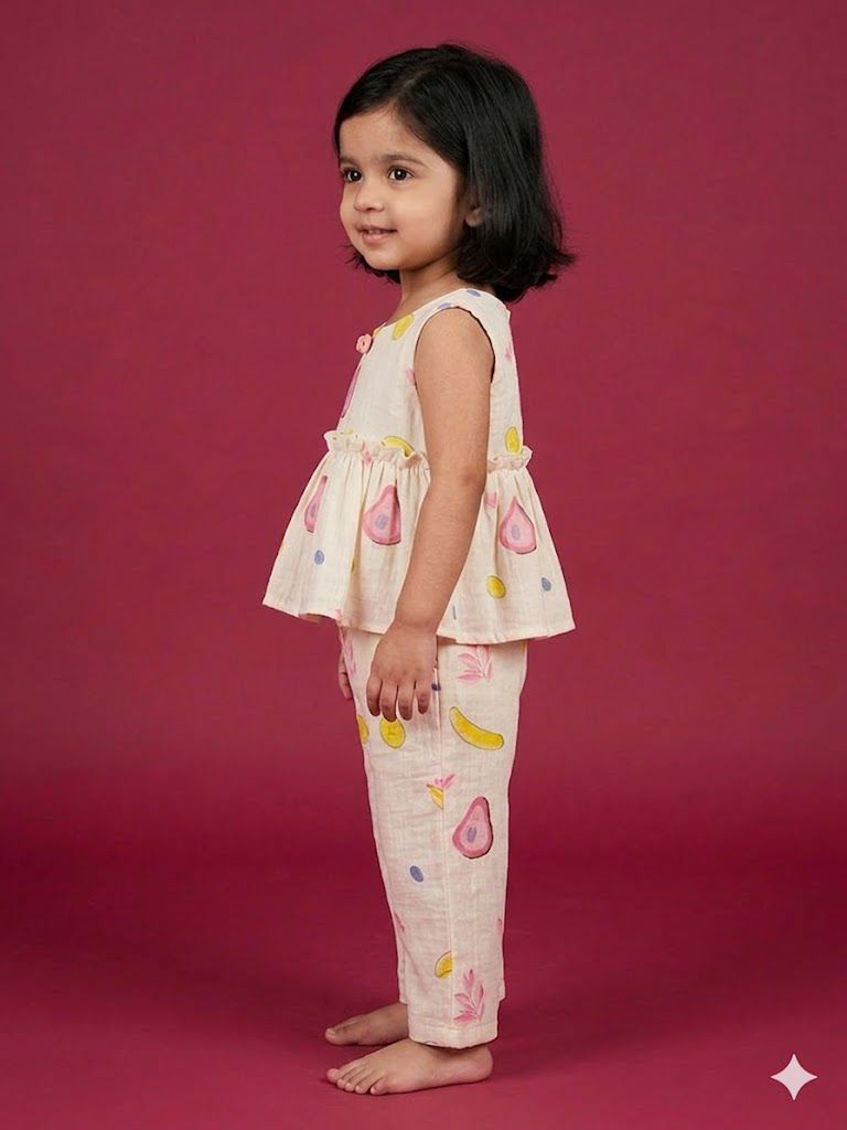 Little Avocado Love Muslin Coord Set