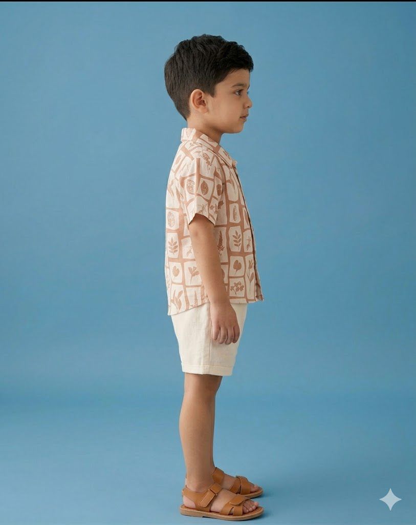 Terra Tales Brown Boys Coord Set