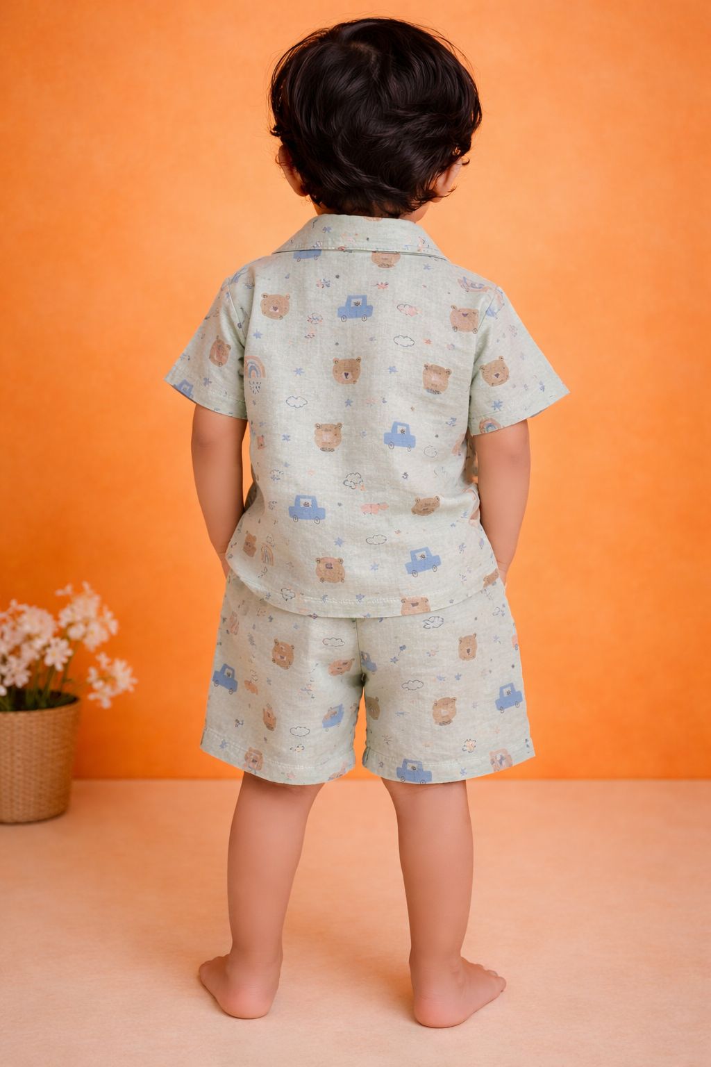 Tiny Teddy Trails Boys Coord Set