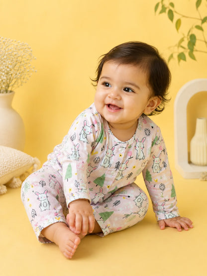 Bunny Wonderland Pink PlaySuit