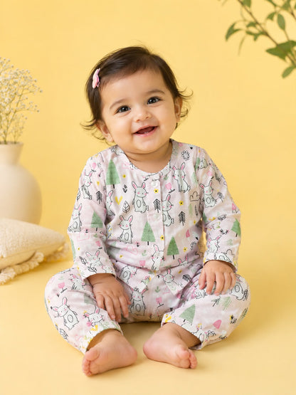 Bunny Wonderland Pink PlaySuit