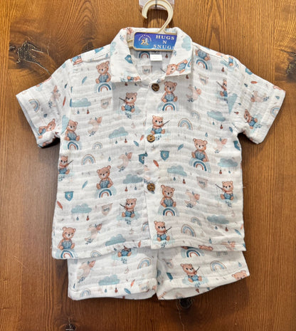 Teddy  Over the Rainbow Boys Coord set