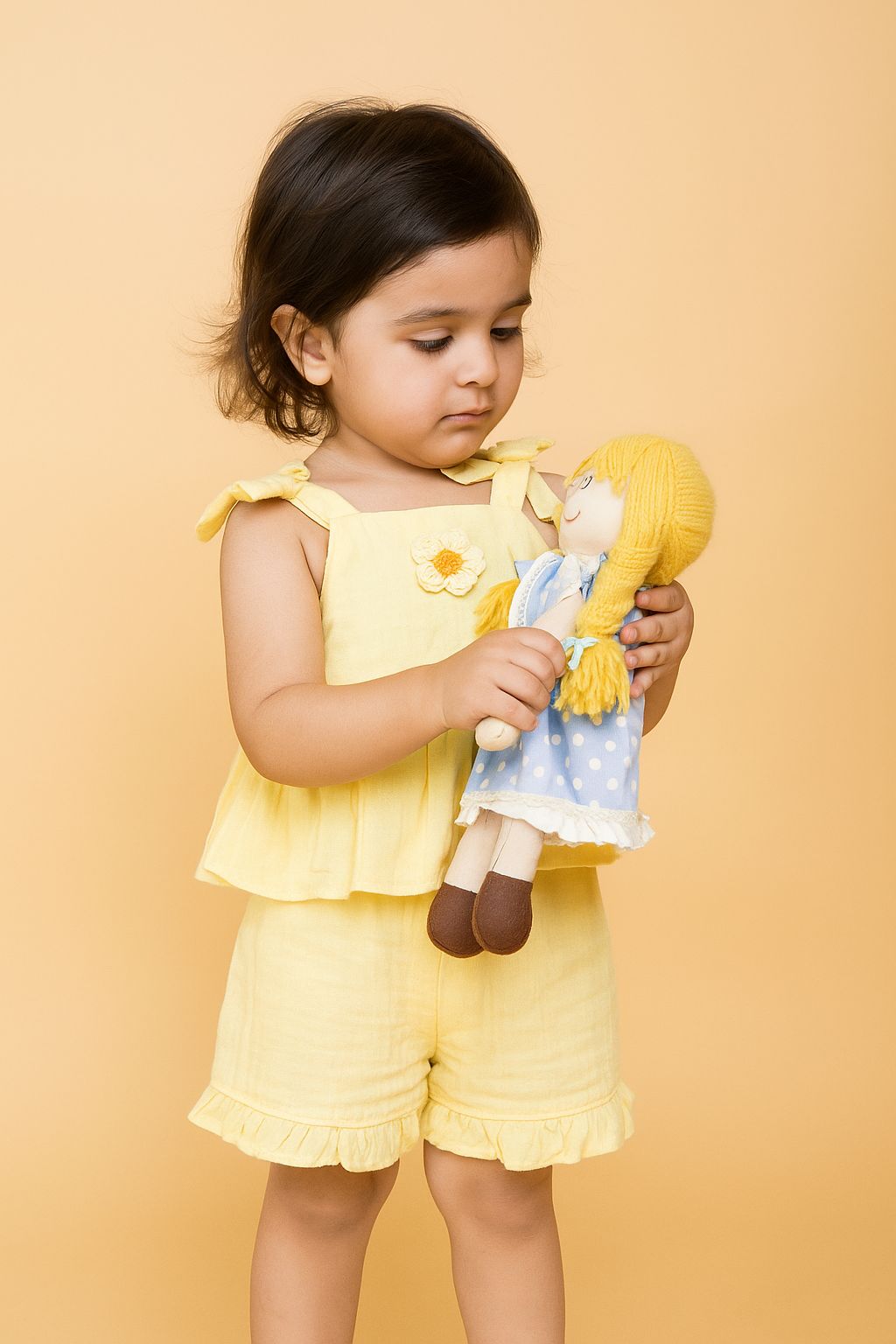 Yellow Short Coord Set